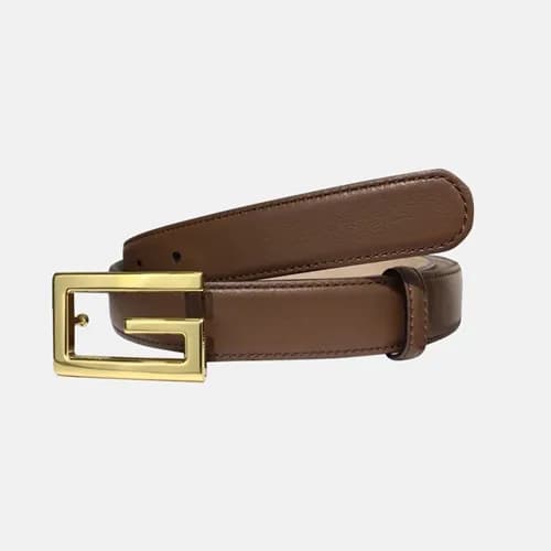 [매장판]Gucci 2019 Ladies G Buckle Leather Belt - 구찌 … - 1