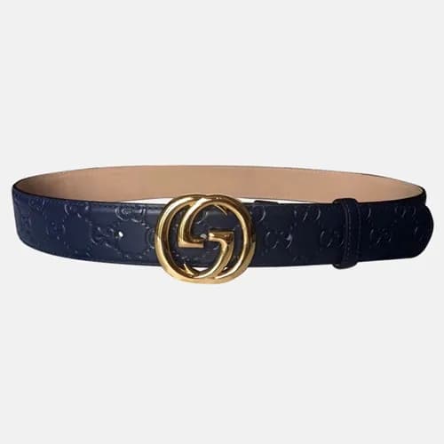 Gucci 2019 Mens Classic GG Buckle Leather Belt - 구… - 1