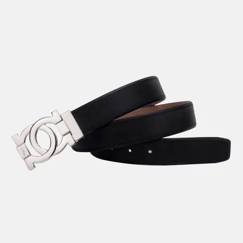 Salvatore Ferragamo 2019 Mens Gancini Leather Belt… - 1