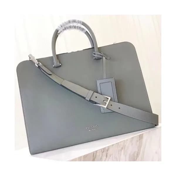 Prada Saffiano Mens Business Bag ,38CM - 프라다 사피아노 … - 1