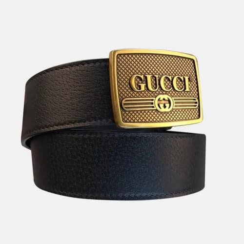 [매장판]Gucci 2019 MM/WM Box Logo Buckle Leather Belt… - 1
