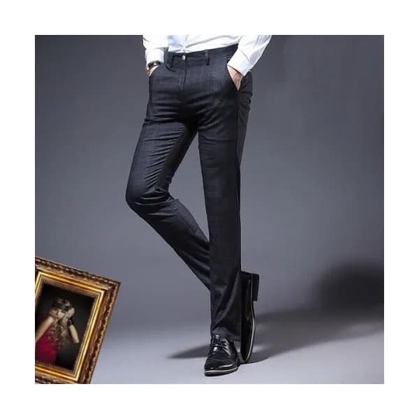 Hermes 2019 Mens Business Cotton Suit Pants - 에르메스… - 1