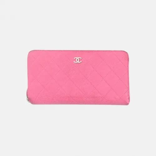 Chanel 2019 Womens CC Logo Soft Caviar Long Purse … - 1