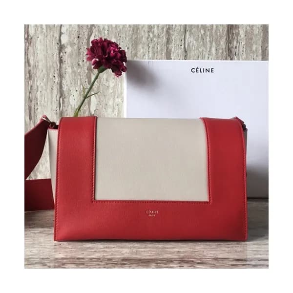 Celine Leather Frame Shoulder Bag,25CM - 셀린느 레더 프레… - 1