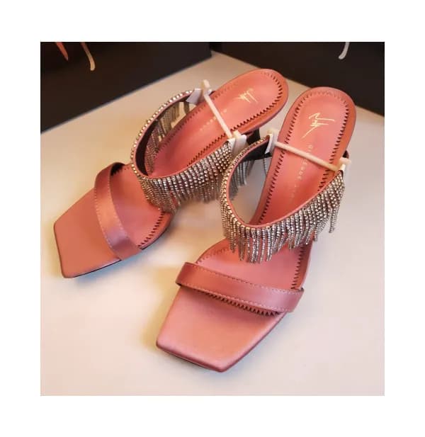 Giuseppe Zanoti 2019 Ladies Juwel Silk Middle-heel… - 1