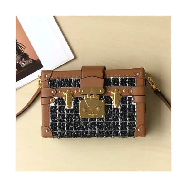 Louis Vuitton 2019 Petite Malle Shoulder Bag,20cm … - 1