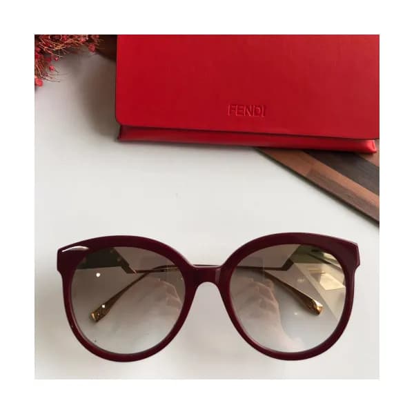 Fendi 2019 Womens Logo Trendy Metal Frame Sunglass… - 1