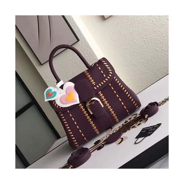 Delvaux 2019 Leather Tote Shoulder Bag,28 CM - 델보 … - 1