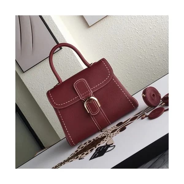 Delvaux 2019 Leather Tote Shoulder Bag,28 CM - 델보 … - 1