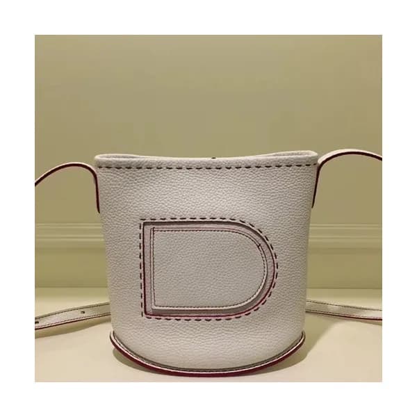 Delvaux 2019 Pin Leather Shoulder Bag,20CM - 델보 20… - 1