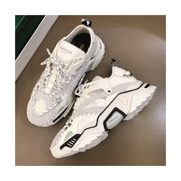 Calvin Klein 2018 Mm/Wm Leather Running Shoes - 캘빈…