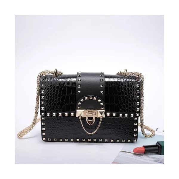 Valentino 2019 Leather Shoudler Cross Bag,21CM - … - 1