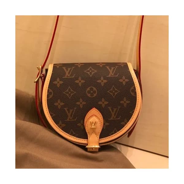 Louis Viutton 2019 Monogram Tambourin Shouder Cros… - 1