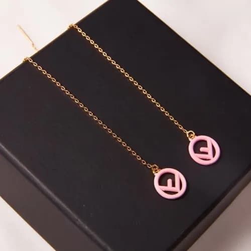 FENDI Earring - 펜디 여성용 귀걸이 fen0004.컬러(핑크) - 1