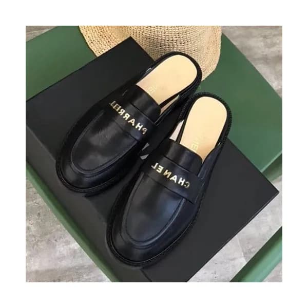 Chanel 2019 Ladies Leather Bloafer Slipper - 샤넬 20… - 1