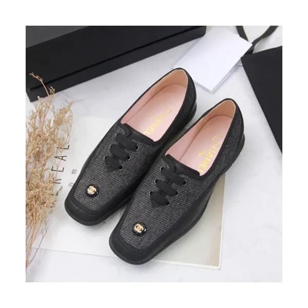 Chanel 2019 Ladies Denim & Leather Loafer - 샤넬 201… - 1