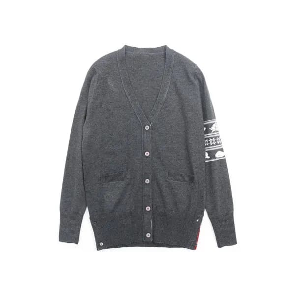 Thom Browne 2019 Mens Strap V-neck Cardigan - 톰브라운… - 1