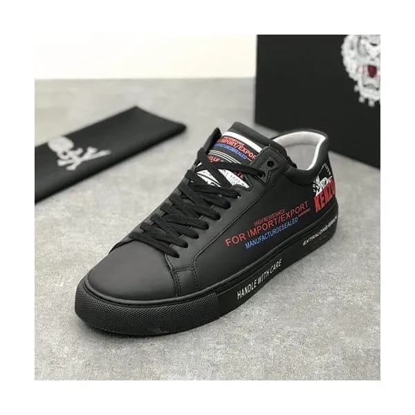 Kenzo 2019 Mens Leather Sneakers - 겐조 2019 남성용 레더 … - 1