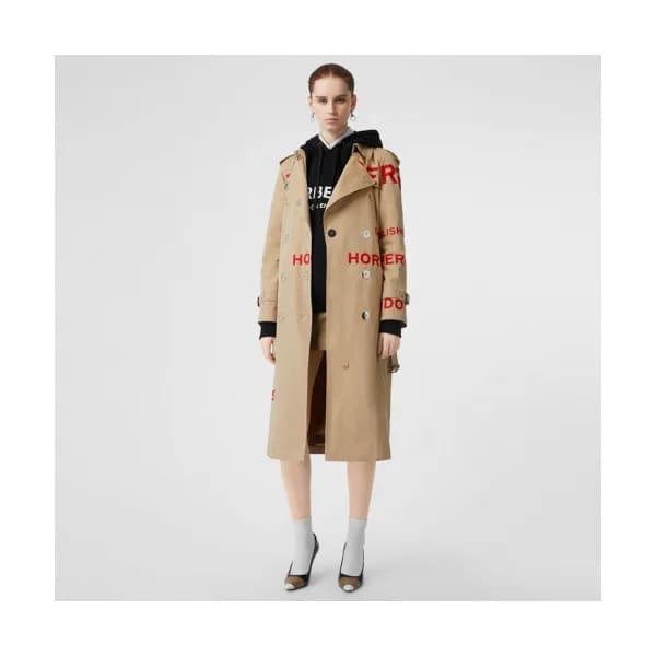 Burberry 2019 Womens Vintage Cotton Trench Coat - … - 1