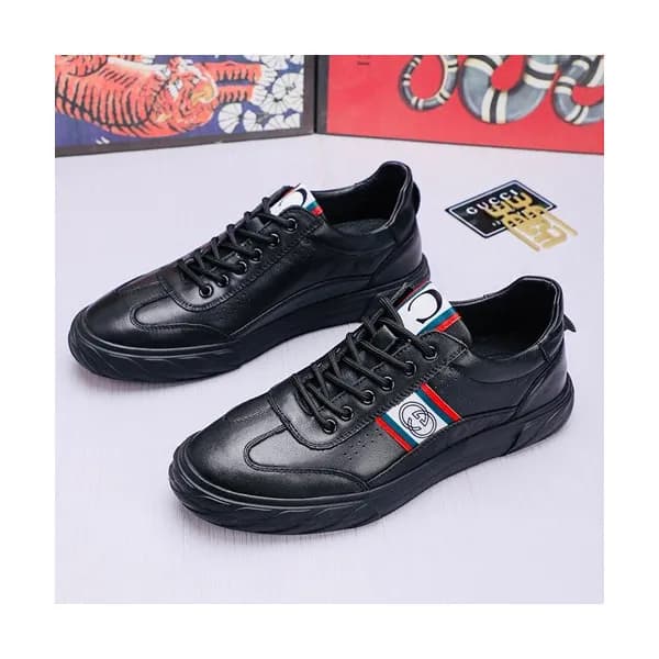 Gucci 2019 Mens Leather Sneakers - 구찌 2019 남성용 레더 … - 1