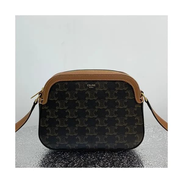 Celine 2019 Triomphe Canvas Shoulder Bag,20CM - 셀린… - 1