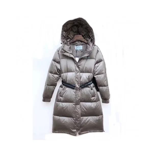 Prada 2019 Womens Logo Casual Goose Down Padding -… - 1