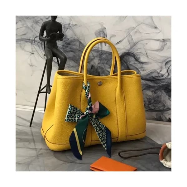 Hermes 2019 Garden Party Leather Tote Bag ,30cm - … - 1
