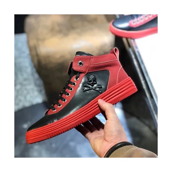 Philipp plein 2019 Mens Leather Sneakers - 필립플레인 … - 1