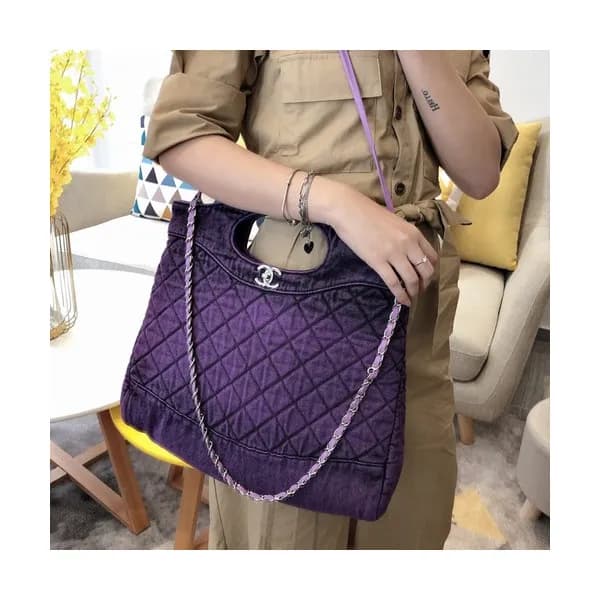 Chanel 2020 31 Denim Tote Shoulder Bag - 샤넬 2020 3… - 1
