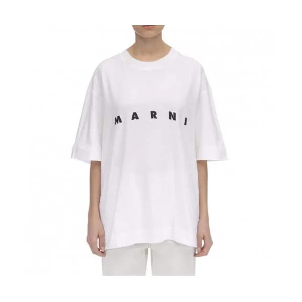 [마르니]Marni 2020 Mm/Wm Basic Logo Cotton Short Slee… - 1