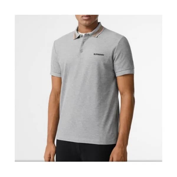 [버버리]Burberry 2020 Mens Logo Cotton Polo Short Sle… - 1