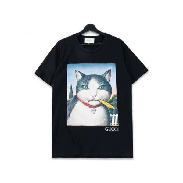 [매장판]Gucci 2020 Mm/Wm Logo Cotton Crew neck Short … - 1