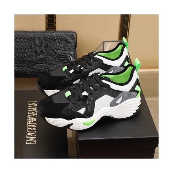 Armani 2020 Mens Leather Sneakers - 알마니 2020 남성용 … - 1