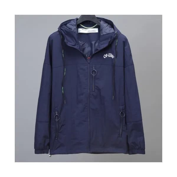 Off-white 2020 Mens Logo Casual Windproof Jackets … - 1