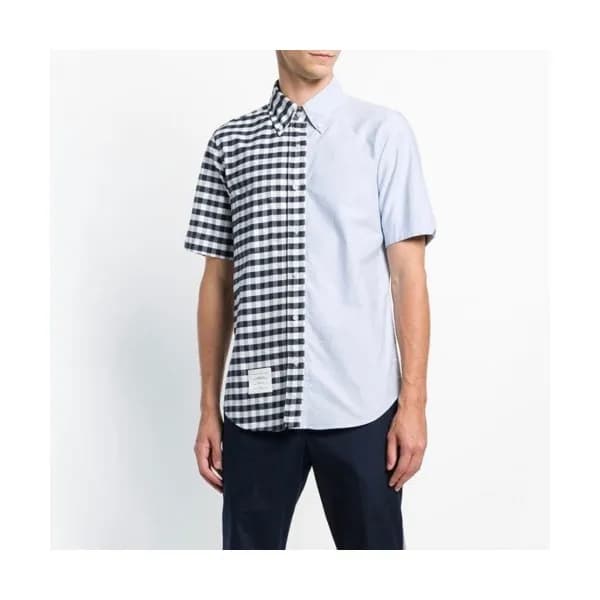 [톰브라운]Thom Browne 2020 Mens Strap Cotton Short Sle… - 1