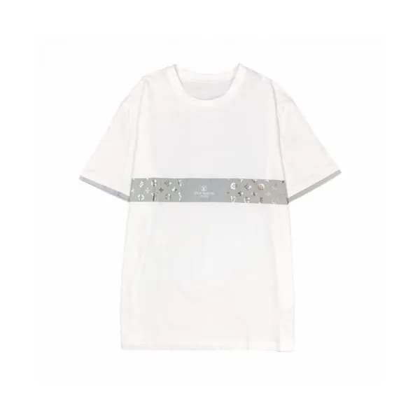 Louis vuitton 2020 Mens Logo Cotton Short Sleeved … - 1
