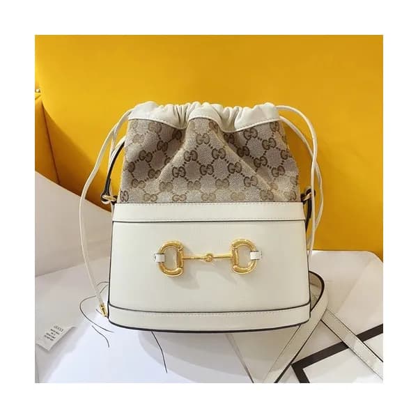 Gucci 2020 1955 Horsebit Leather Bucket Shoulder B… - 1