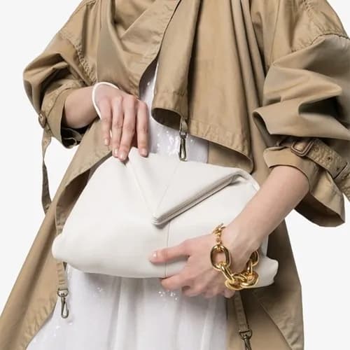 Bottega veneta Triangular Fold Clutch Bag - 보테가베네타… - 1