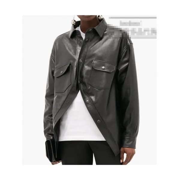 [발렌시아가]Balenciaga 2020 Mens Logo Casual Leather Ja… - 1