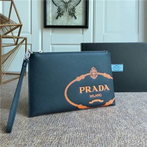 [프라다] Prada 2020 Men's Clutch Bag,28cm - 프라다 2… - 1