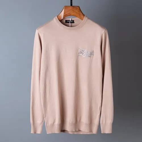 [펜디]Fendi 2020 Mens Logo Crew-neck Wool Sweaters -… - 1