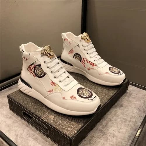 Versace 2020 Men's Leather Sneakers - 베르사체 202… - 1