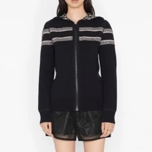 Dior 2020 Womens Retro Logo Crew-neck Sweaters - 디… - 1