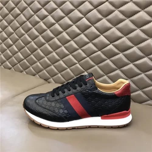 Gucci 2020 Men's Leather Sneakers - 구찌 2020 남성… - 1