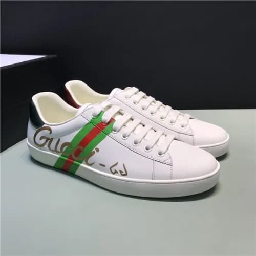 Gucci 2020 Men's Leather Sneakers - 구찌 2020 남성… - 1