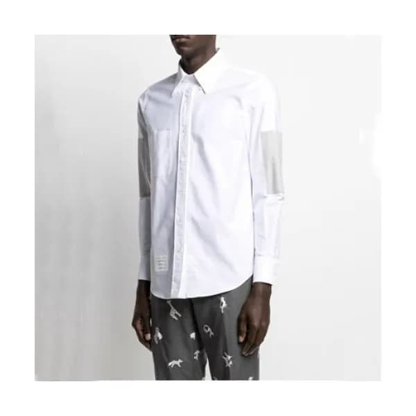 [톰브라운]Thom Browne 2020 Mens Strap Cotton Tshirts -… - 1