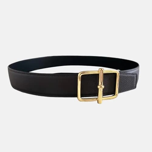 Hermes 2021 Men's Leather Belt - 에르메스 2021 남성용… - 1