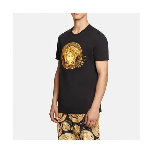[베르사체]Versace 2021 Mens Logo Short Sleeved Tshirts… - 1