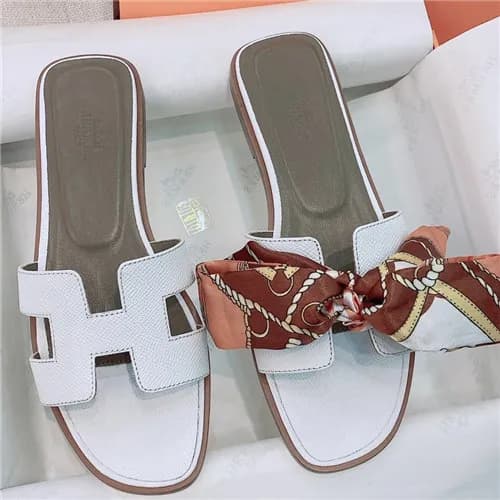 Hermes 2021 Women's Leather Slipper - 에르메스 202… - 1