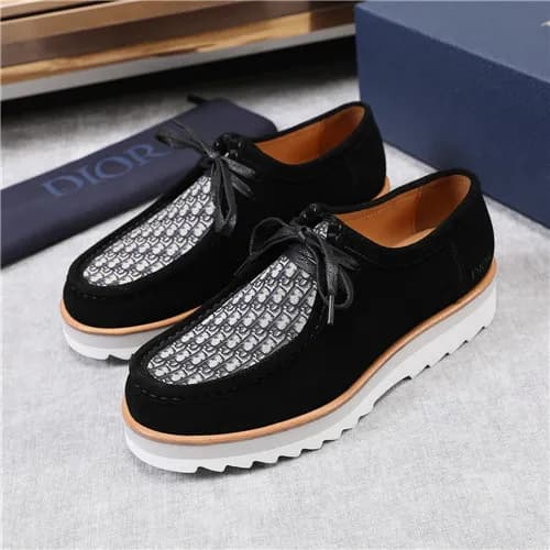Dior 2021 Men's Leather Derby Shoes,DIOS0381 -… - 1